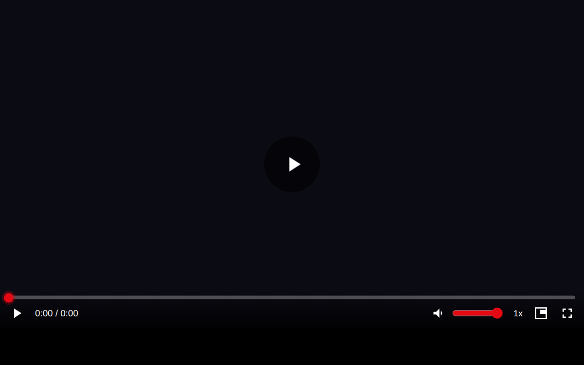 HTML5 Video Player